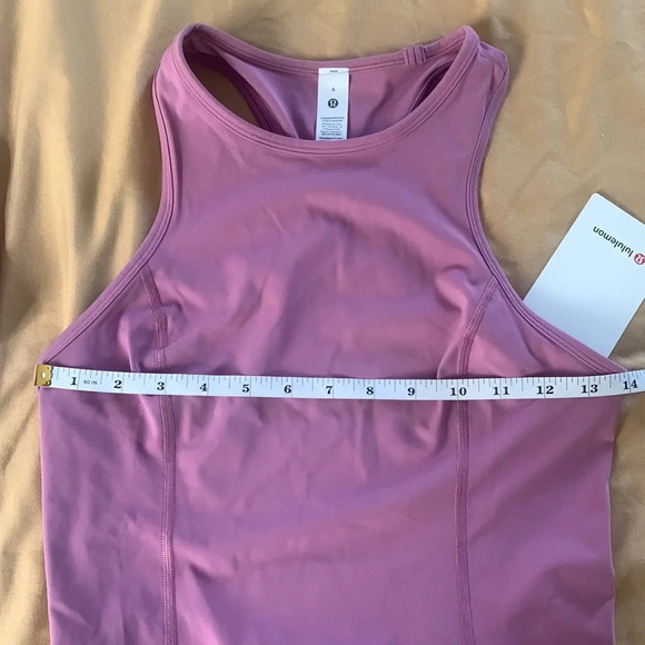 Lululemon Nulux Racerback Cropped Run tank 6,10,12 Velvet Dusk - Picture 5 of 10